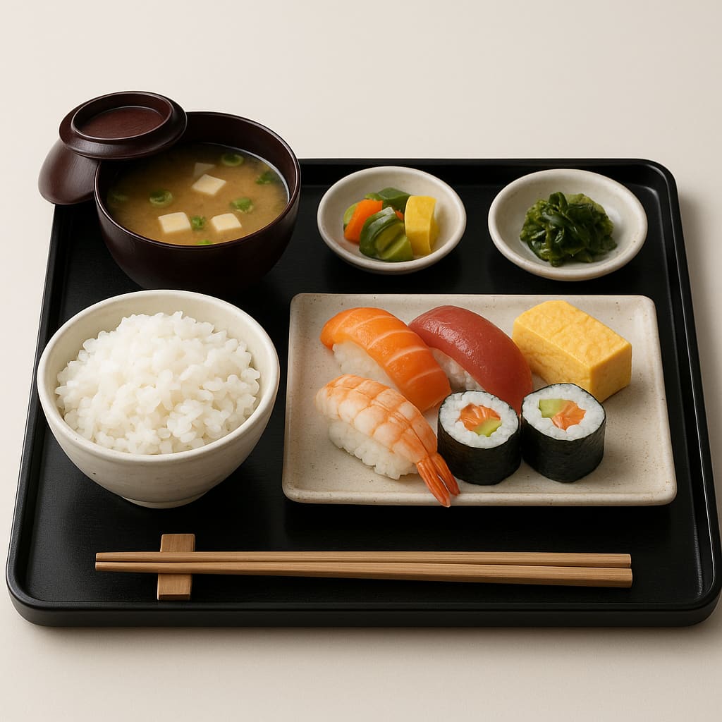 Japanisches Lunch Set